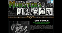 Desktop Screenshot of munsters.com